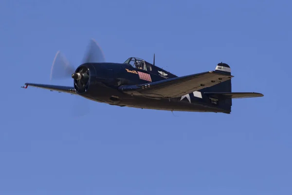 Uçak Grumman F6f cehennem kedisi İkinci Dünya Savaşı savaş — Stok fotoğraf