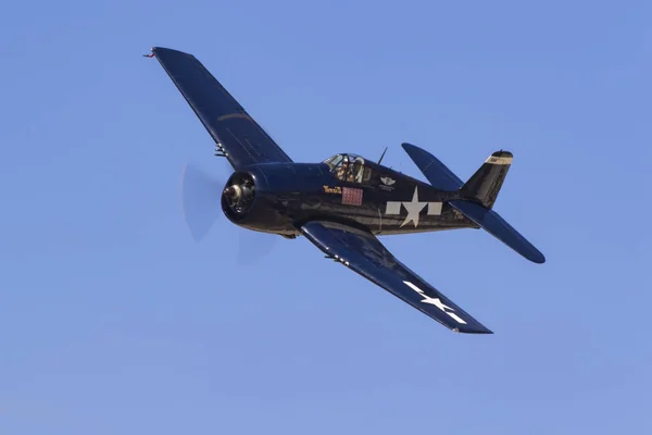 Літак винищувач F6f Hellcat Другої світової війни — стокове фото