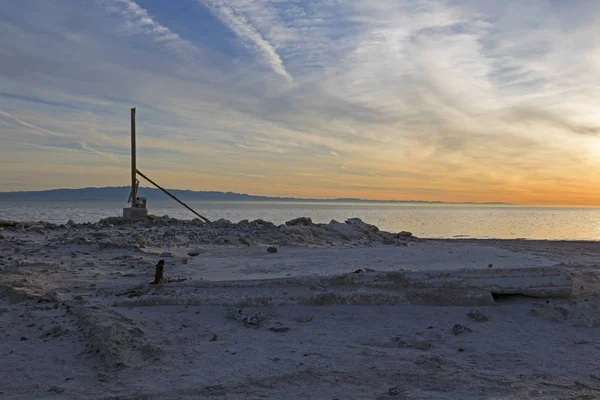 Doca Deserto Mar Salton — Fotografia de Stock