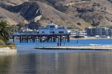 Beach iskelesinden California Sahili boyunca