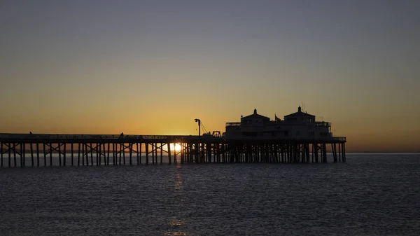 Salida Del Sol Muelle — Foto de Stock