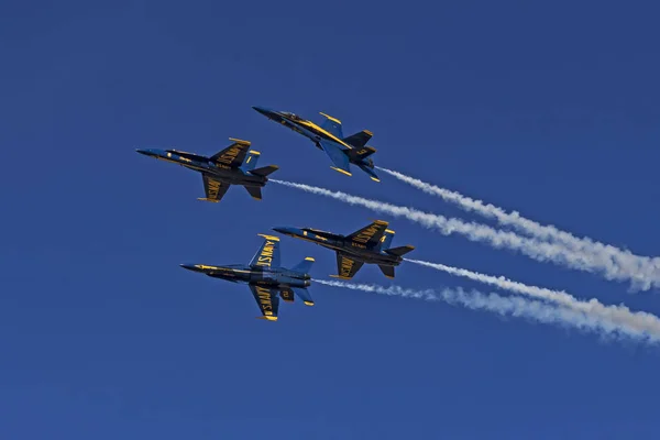 Avión Blue Angels Hornet Caza Reacción Phoenix Arizona Marzo 2018 —  Fotos de Stock