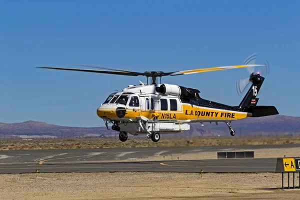 Helikopterflygning Los Angeles Air Show Los Angeles Kalifornien Usa Mars — Stockfoto