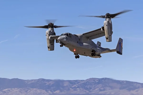 Αεροσκάφη Osprey Στρατιωτικών Μεταφορών Επιδόσεις Στο Λος Άντζελες Airshow 2018 — Φωτογραφία Αρχείου