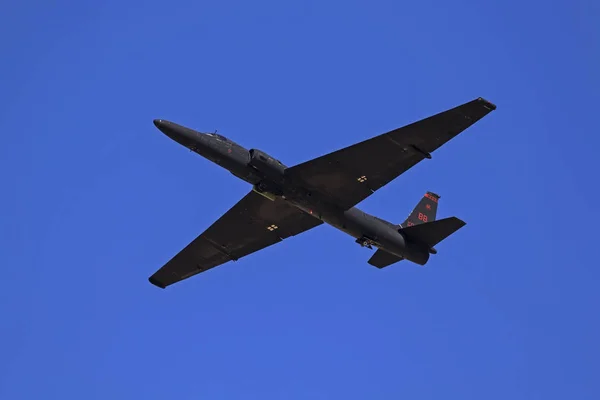Самолет Lady Dragon Военный Шпионский Самолет Выступает Авиасалоне Лос Анджелесе — стоковое фото