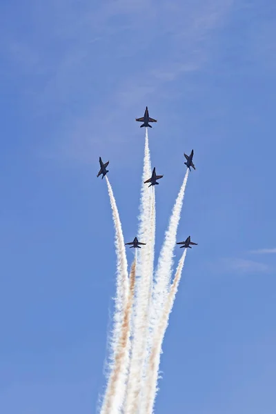 Avião Blue Angels Hornet Jet Março 2018 Phoenix Arizona Eua — Fotografia de Stock