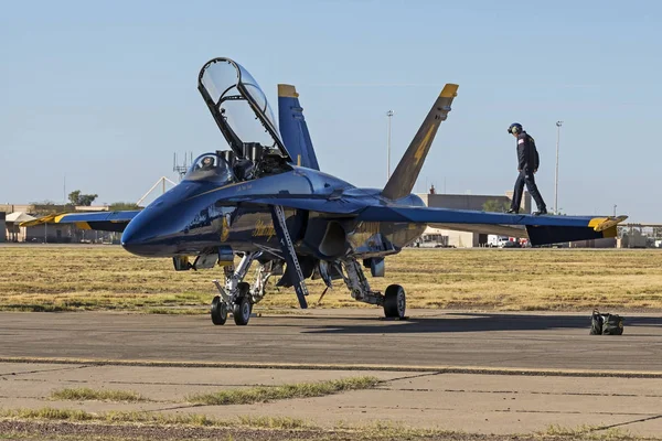 Avião Blue Angels Hornet Jet Março 2018 Phoenix Arizona Eua — Fotografia de Stock