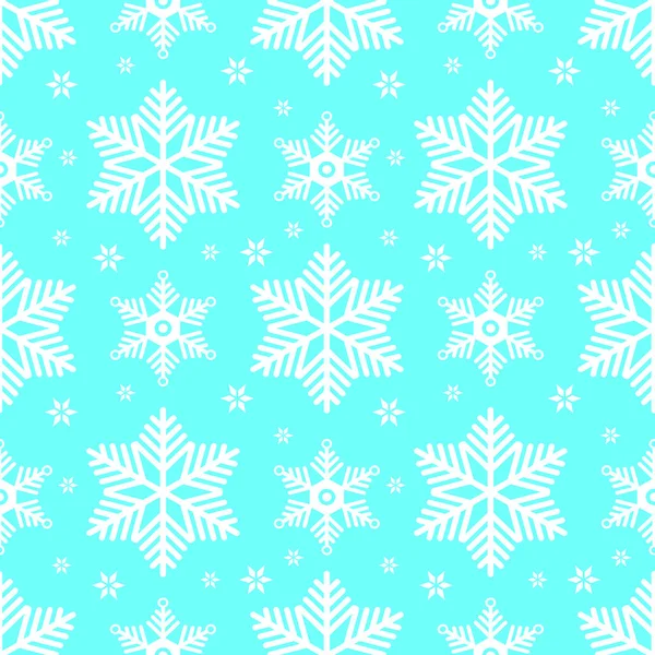 Kusursuz desenli mavi kar taneleri vektörü. Kış mevsimi geçmişi.