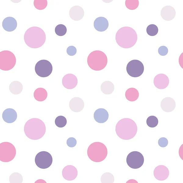 Renkli noktasız desen vektörü. Pastel renkler.