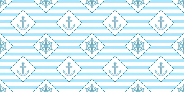 Çapa ve düz çizgili tekne direksiyonu. Yelkencilik ve deniz geçmişi