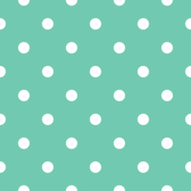 Polka noktasız şablon vektör arka planı. Bahar ve yaz duvar kağıtları, arka planlar, davetiyeler, ambalaj tasarım projeleri için harika.