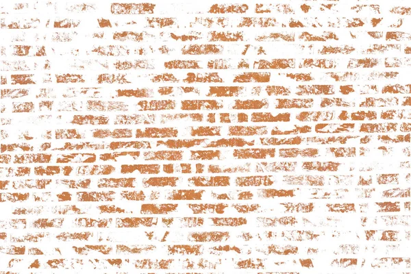 Illustration of a brick wall on a white background.Grunge background for posters, cards, invitations, sites, wallpapers, wrapping paper, gift boxes, banners, business cards, covers.Sketch for wall.