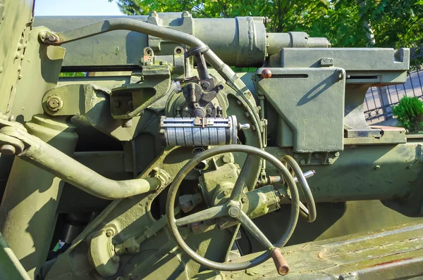 Detalle Del Obús Militar — Foto de Stock