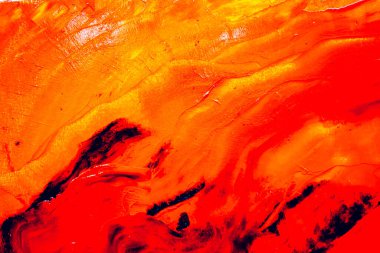 Yağ ile boyanmış kırmızı kestane rengi. Soyut arkaplan.