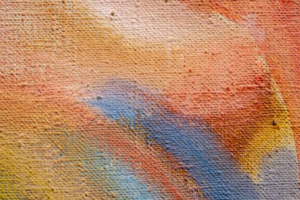 Kolorowy Fragment Malowidła Tekstura Farby Olejnej Pociągnięciami Pędzla Noża Palety — Zdjęcie stockowe