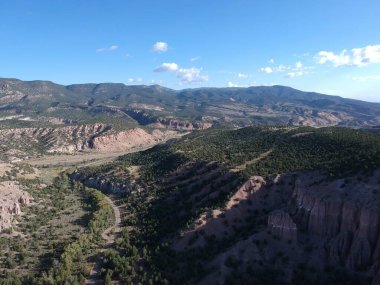 Fishlake Ulusal Ormanı manzarası