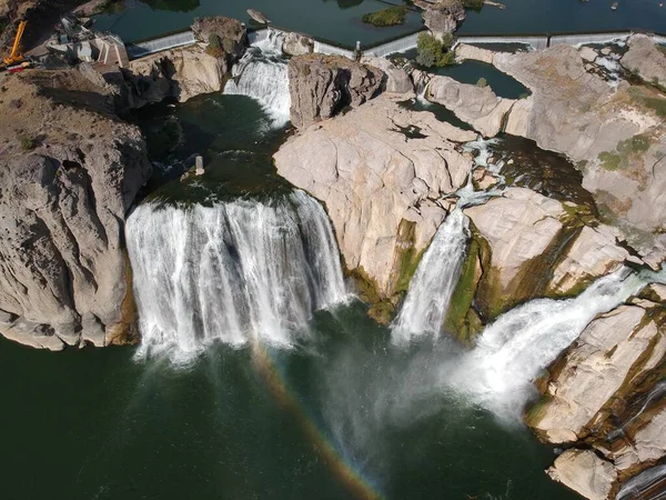Twin Falls 'un güzel manzarası. Idaho.