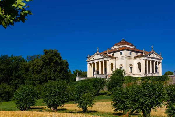 Rotonda Diseñado Por Arquitecto Andrea Palladio Este Edificio Una Las —  Fotos de Stock