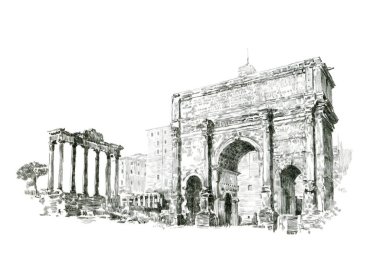 Septimius Severus 'un kemeri, bazen Septimus Severus olarak yanlış yazılmış, Roma' nın başkenti Roma 'daki Capitol Hill' de Satürn Tapınağı ve Tabularium 'un kalıntılarıyla Roma forumunda yer almaktadır..