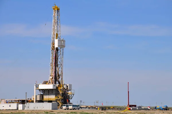 Plataforma Perforación Tierra — Foto de Stock