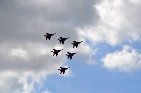 Lutador Militar Aeródromo — Fotografia de Stock