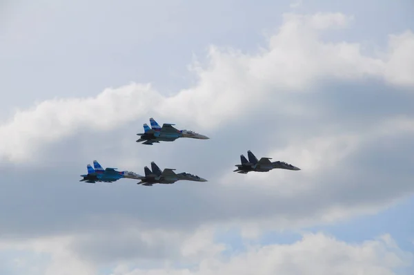 Lutador Militar Aeródromo — Fotografia de Stock