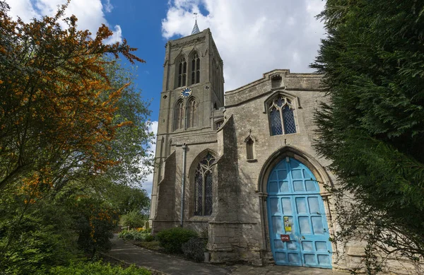 Gedney Lincolnshire Reino Unido Abril 2014 Vista Iglesia Santa María — Foto de Stock