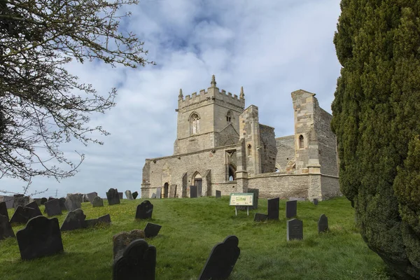 Colston Basset Nottinghamshire Reino Unido Março 2020 Ruína Igreja Marys — Fotografia de Stock