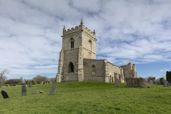 Colston Basset Nottinghamshire Royaume Uni Mars 2020 Ruine Église Marys — Photo