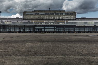 Berlin, Almanya, Ağustos 2017, Tempelhof Havaalanı