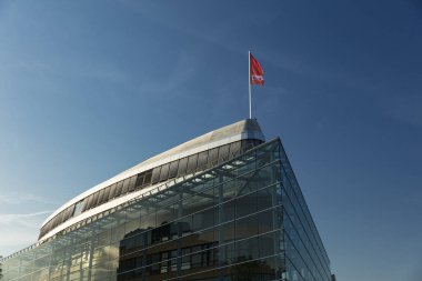 Berlin, Almanya, 21 Ağustos 2018, Konrad-Adenauer-Haus - CDU karargahı