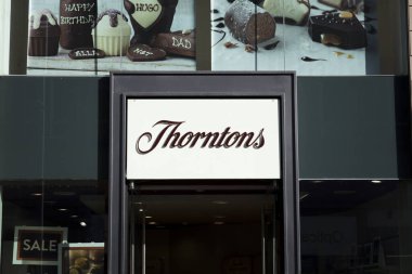 Thorntons, Nottingham, Nottinghamshire, İngiltere - 3 Nisan 2018