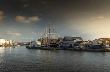 Bristol, İngiltere, 23 Şubat 2019, Isambard Krallığı Brunels SS İngiltere