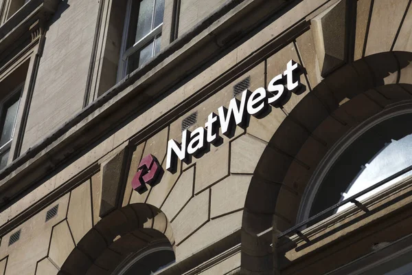 Natwest Branch High Street Lincoln Lincolnshire Großbritannien April 2018 — Stockfoto