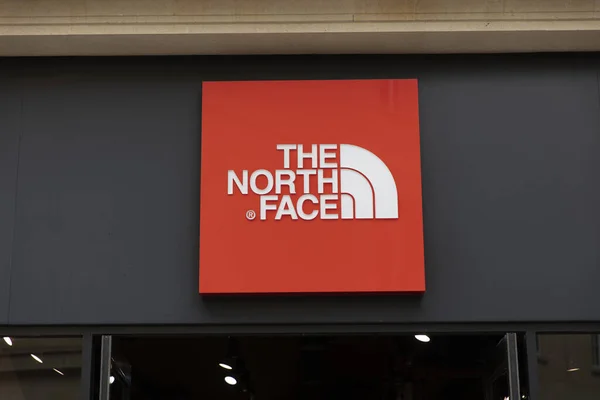 Bath Somerset Royaume Uni Février 2019 Shop Sign North Face — Photo