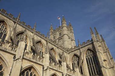 Bath, Somerset, İngiltere, 22 Şubat 2019, Bath Abbey