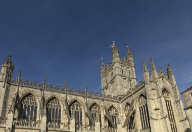 Bath, Somerset, İngiltere, 22 Şubat 2019, Bath Abbey