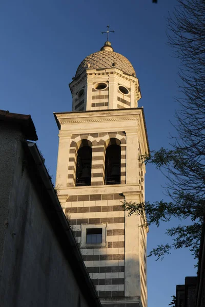 Chiesa Sant Andrea Chiesa Sant Andrea Levanto Spezia Italia Maggio — Foto Stock