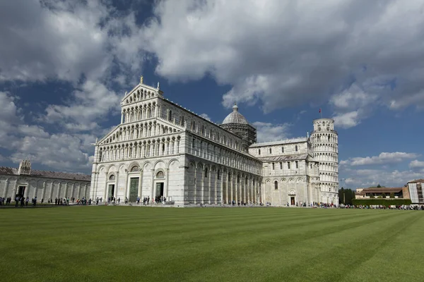 Pisa Katedrali Nin Ortaçağ Çan Kulesi Manzarası Genellikle Pisa Nın — Stok fotoğraf