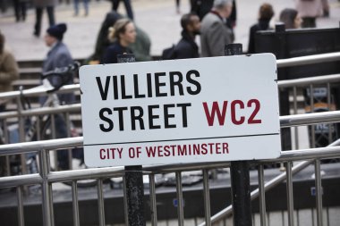 Londra, Birleşik Krallık, 7 Şubat 2019, Villiers Caddesi için İmza