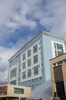 Bradford, Batı Yorkshire, İngiltere - 9 Ekim 2013, Bradfords Şehir Merkezi Kampüsü Bradford Üniversitesi