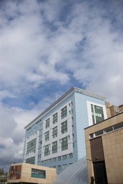 Bradford, Batı Yorkshire, İngiltere - 9 Ekim 2013, Bradfords Şehir Merkezi Kampüsü Bradford Üniversitesi