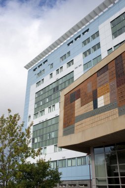 Bradford, Batı Yorkshire, İngiltere - 9 Ekim 2013, Bradfords Şehir Merkezi Kampüsü Bradford Üniversitesi