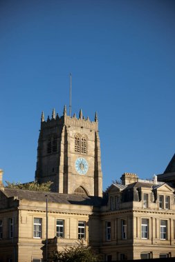 Bradford, Batı Yorkshire, İngiltere, Ekim 2013, Bradfords Cathedra manzarası