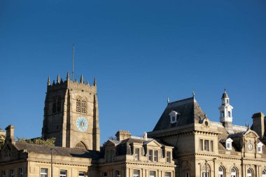 Bradford, Batı Yorkshire, İngiltere, Ekim 2013, Bradfords Cathedra manzarası