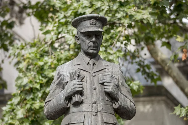 Londra Regno Unito Luglio 2019 Statua Dell Air Chief Marshall — Foto Stock