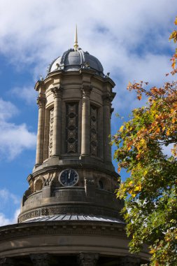 Saltaire, Bradford, Batı Yorkshire. Ekim 2013, Saltaire Birleşik Reform Kilisesi dış görünümü