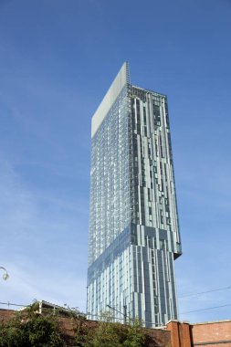 Manchester, Greater Manchester, İngiltere, Ekim 2013, Beetham Kulesi, nam-ı diğer Hilton Otel Kulesi