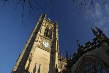 Manchester, Greater Manchester, İngiltere, Ekim 2013, Manchester Katedrali, resmi olarak St Mary Katedrali ve Kolej Kilisesi, St Denys ve St George