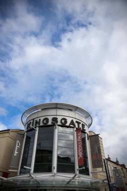 Huddersfield, Batı Yorkshire, İngiltere, Ekim 2013 Kingsgate alışveriş merkezi manzarası